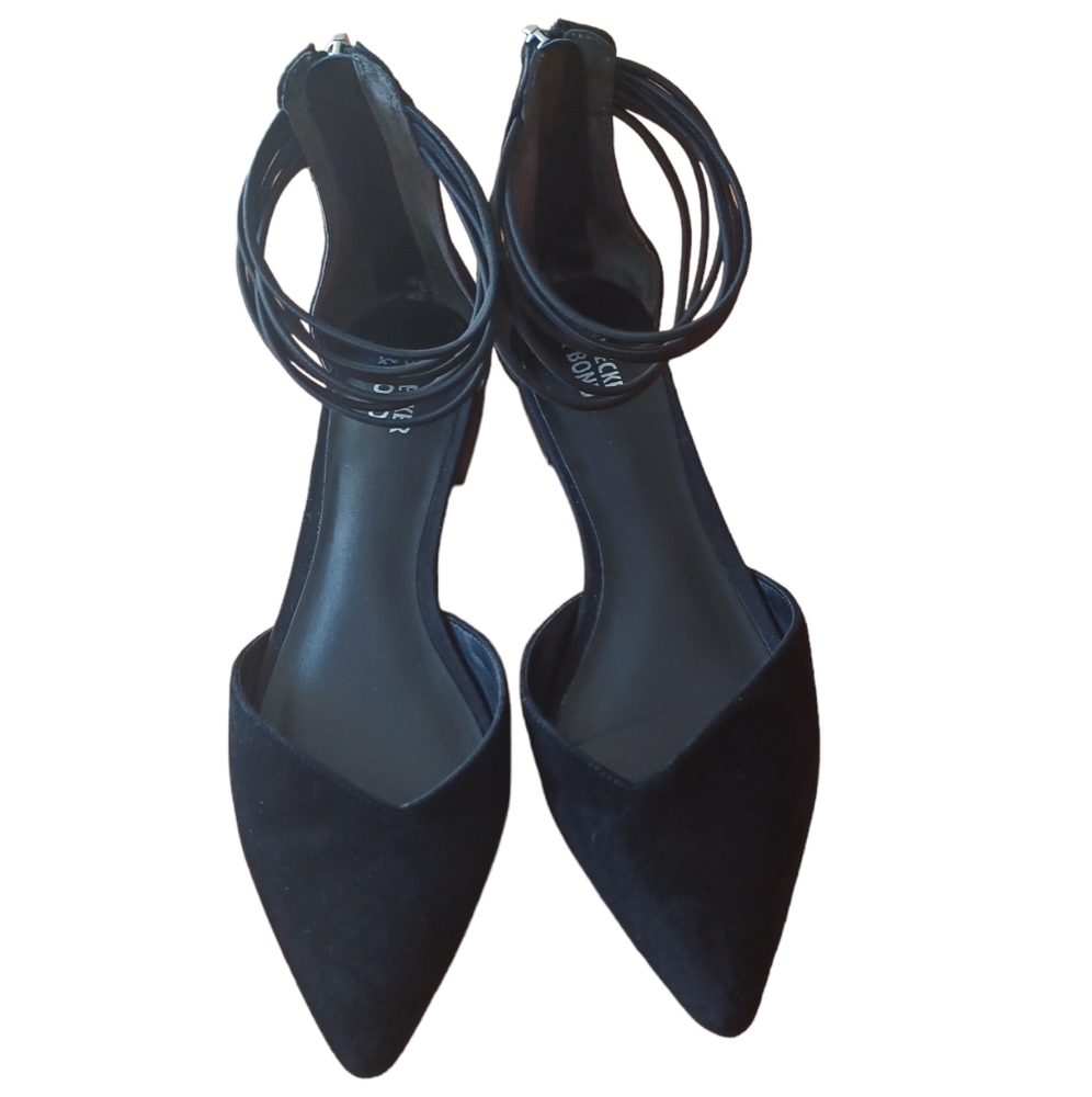 Bleecker & Bond Sandy Flat Ankle Strap Women's Shoes (Size 7.5M)